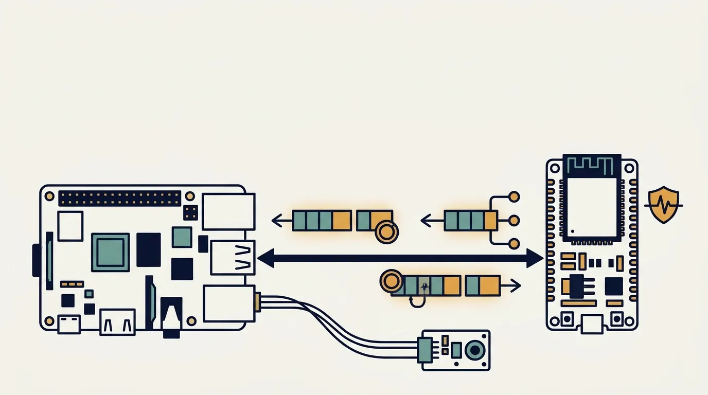 How a Raspberry Pi Talks to an ESP32 over MODBUS via UART: Frames, Addresses, CRC-16, Registers, Watchdog, and the I2C Chain, Based on an Embedded Systems Project at UnB