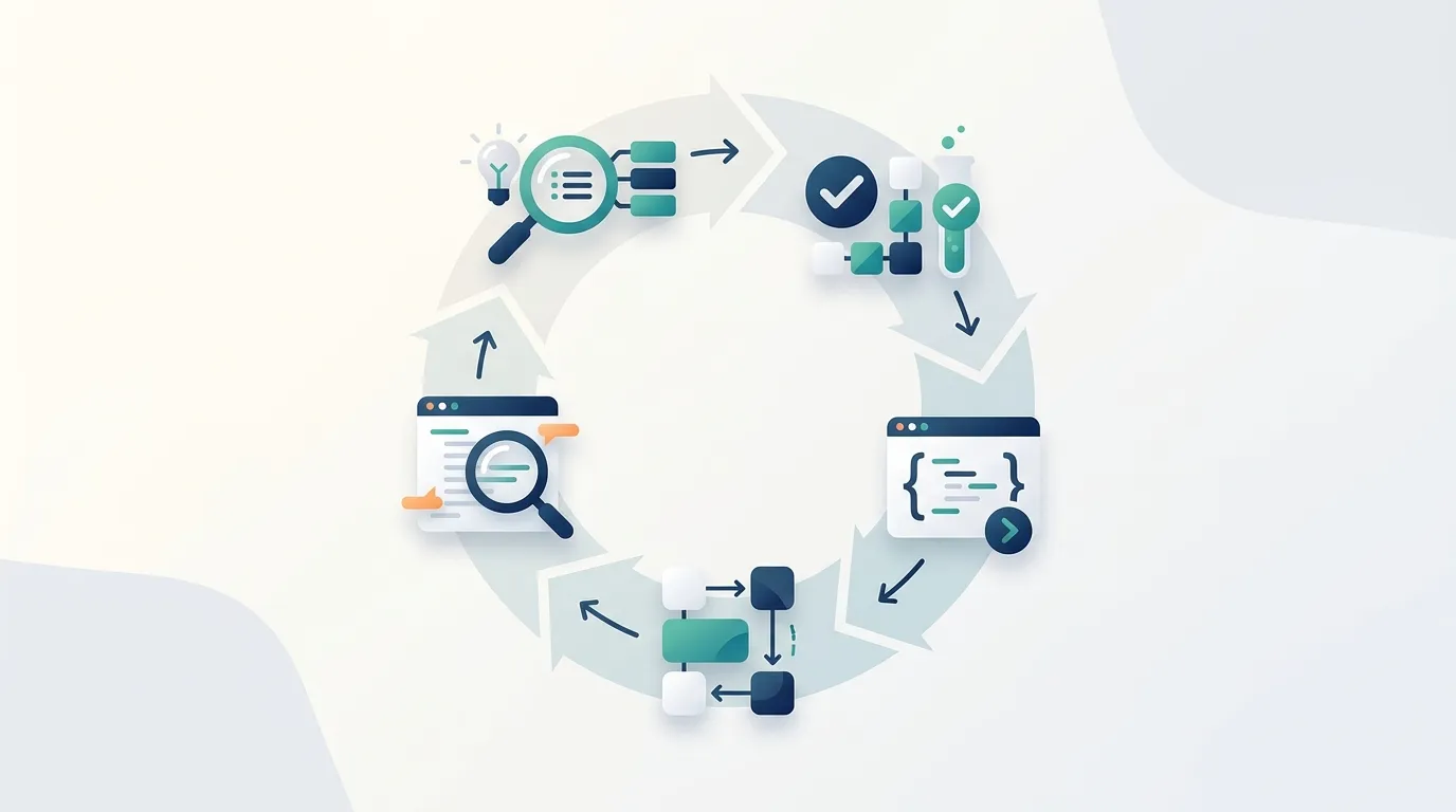 mostrar el ciclo de feedback de una kata