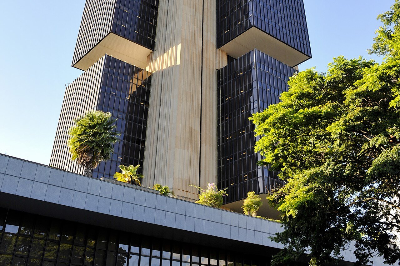 O edifício-sede do Banco Central do Brasil, em Brasília, em 2015