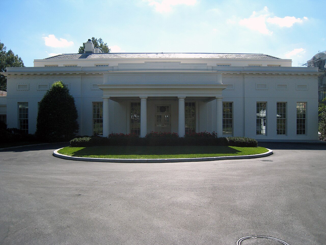 The West Wing of the White House, in Washington, in 2007.