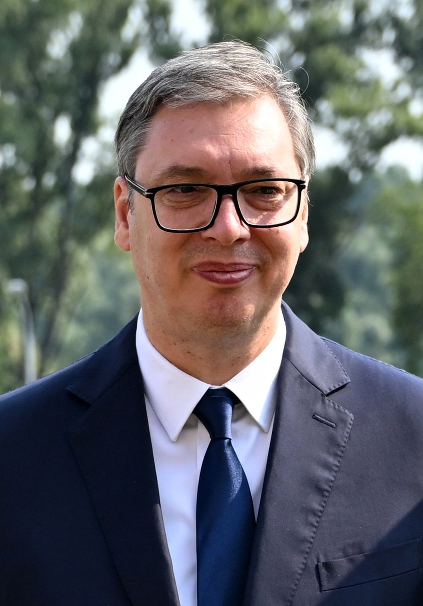 Aleksandar Vučić at the Palace of Serbia in Belgrade, in July 2024.