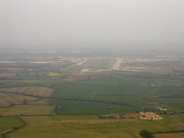 RAF Fairford, in Gloucestershire, western England, pictured in 2003.