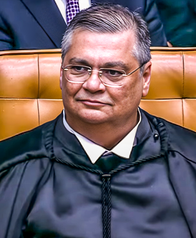 O ministro Flávio Dino em sua posse no Supremo Tribunal Federal, em fevereiro de 2024.