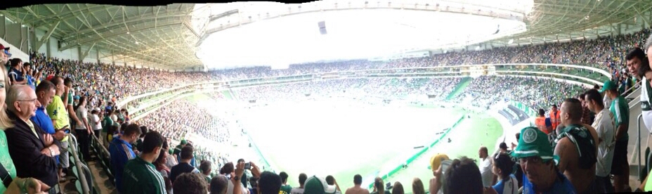 Vista panorâmica do Allianz Parque, em São Paulo