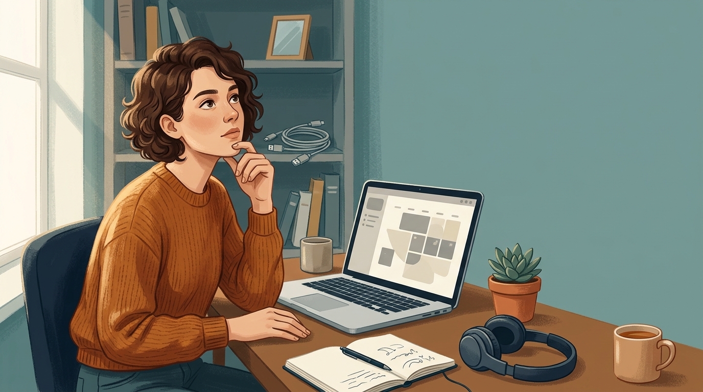 ilustrar a insegurança inicial antes da entrevista