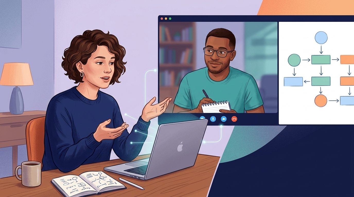 representar raciocínio em voz alta e colaboração