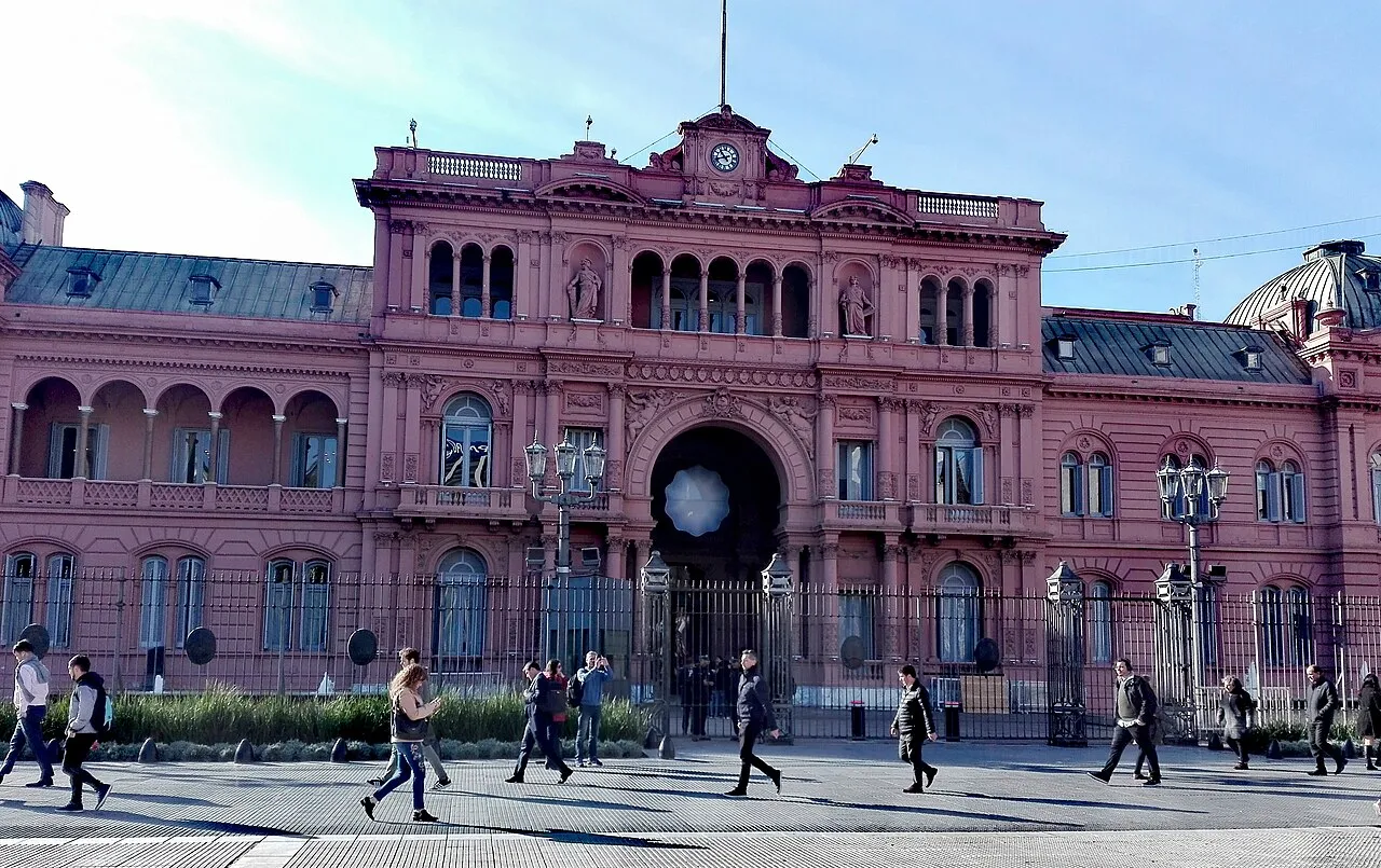 The Casa Rosada, seat of Argentina's government, in Buenos Aires, in 2019.