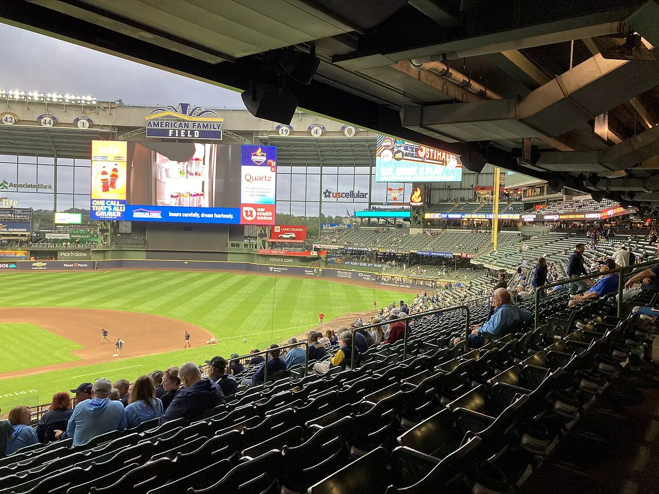 American Family Field, the Brewers' home ballpark in Milwaukee, before a game in September 2025.