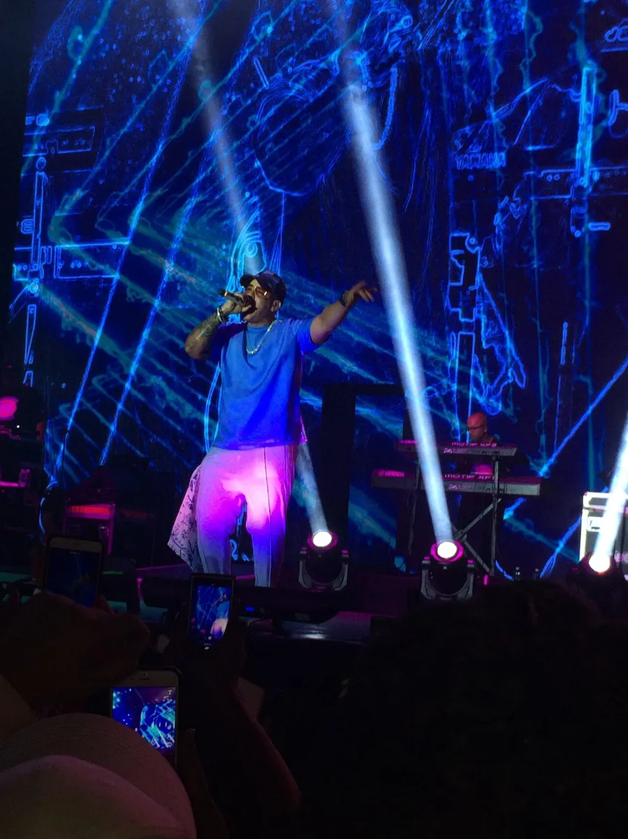 Daddy Yankee en un concierto de su gira Con Calma, en 2019.