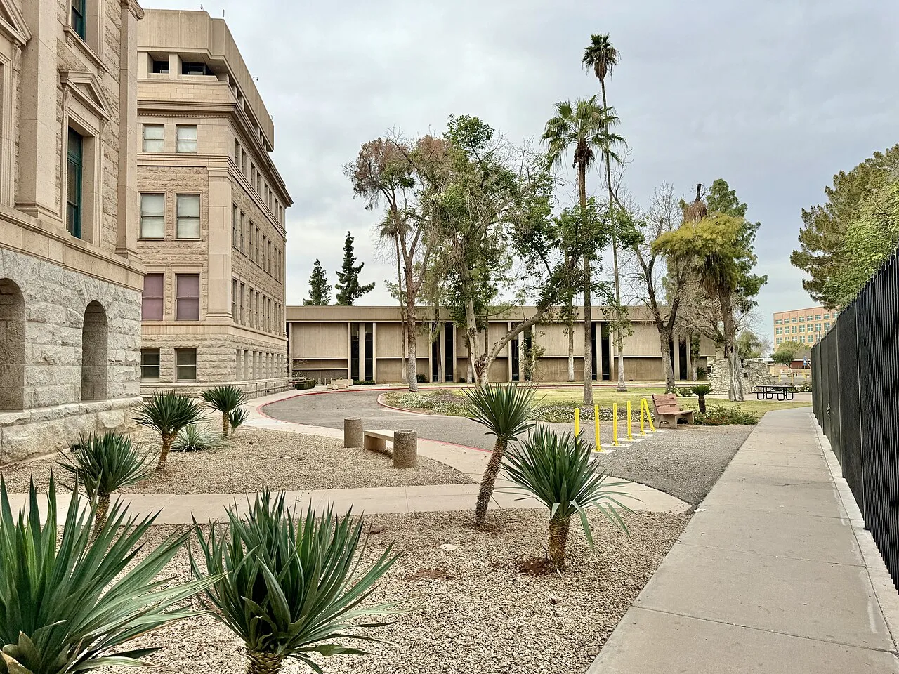 The Executive Tower at the Arizona State Capitol complex in Phoenix, in December 2023. Arizona's secretary of state said his office was evacuated on October 15, 2026, after a letter with white powder arrived.