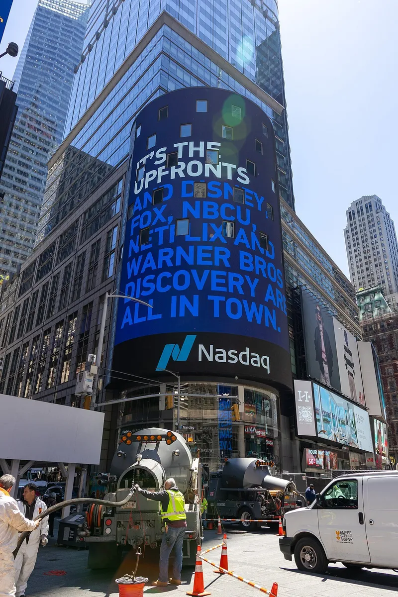 The Nasdaq Tower in Times Square, New York, in May 2026.