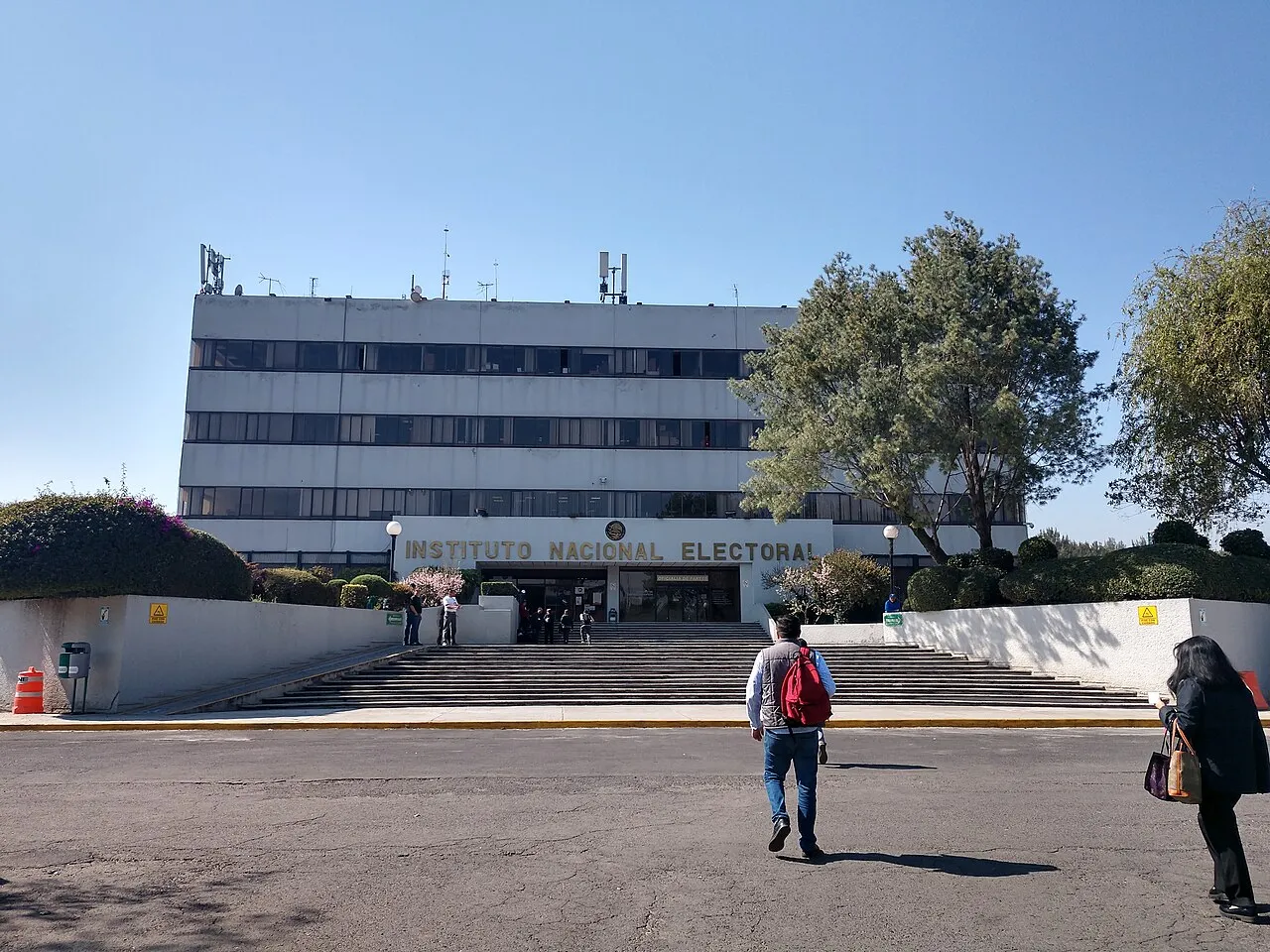 A sede central do Instituto Nacional Electoral, em Tlalpan, na Cidade do México, em 2018.