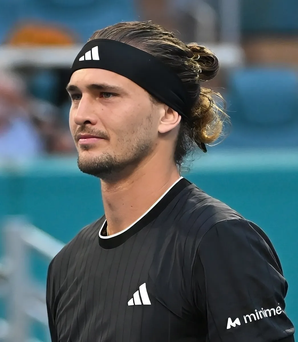 Alexander Zverev before a match at the 2026 Miami Open.