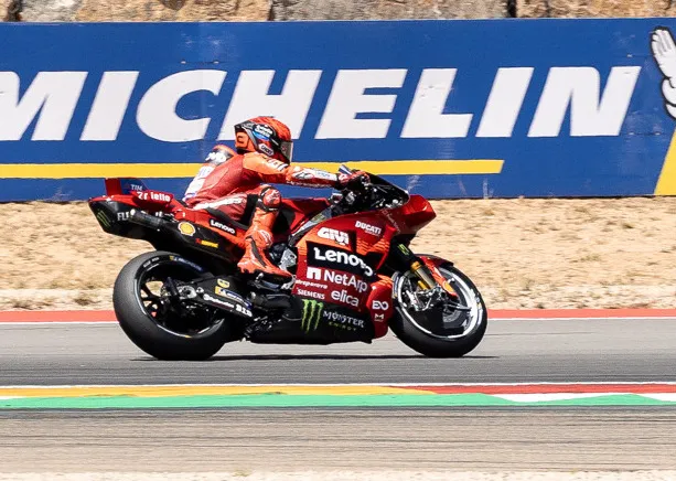 Marc Marquez at the 2025 Aragon Grand Prix, in a file photo.