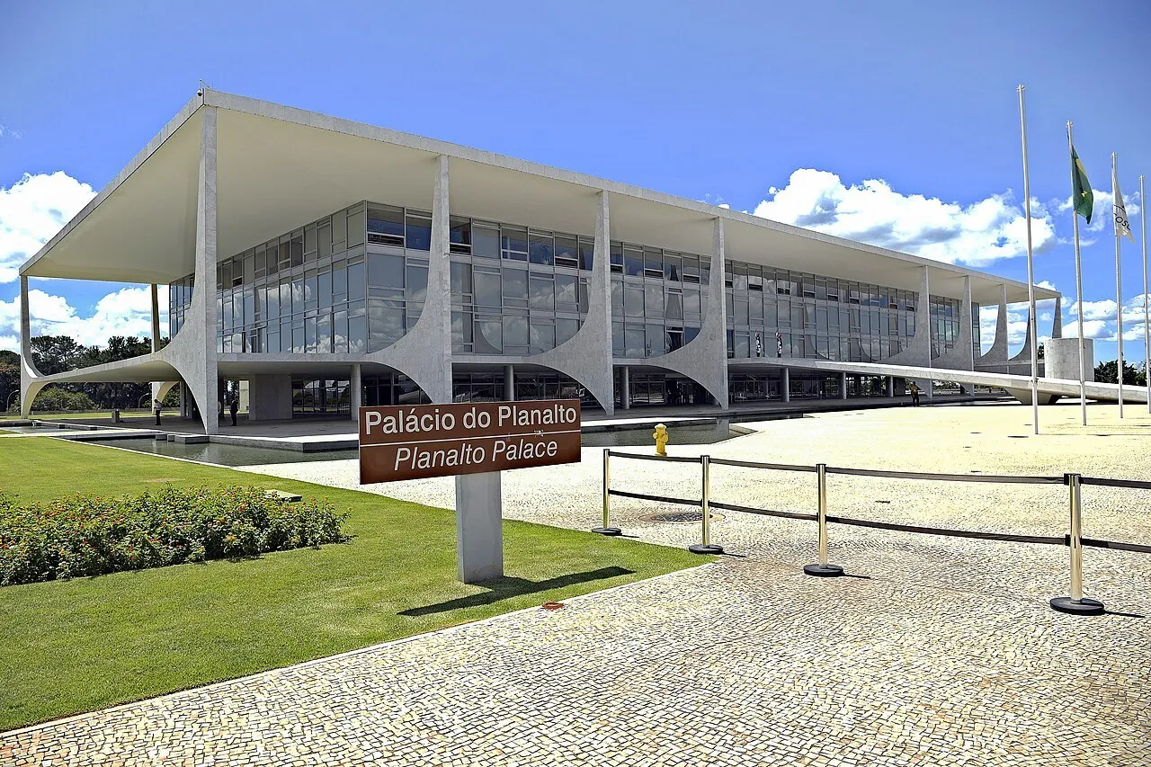 A fachada do Palácio do Planalto, em Brasília, onde o pacote para microempreendedores foi anunciado, em foto de 2020.